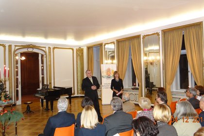 Коледен концерт в посолството на Република България в Прага